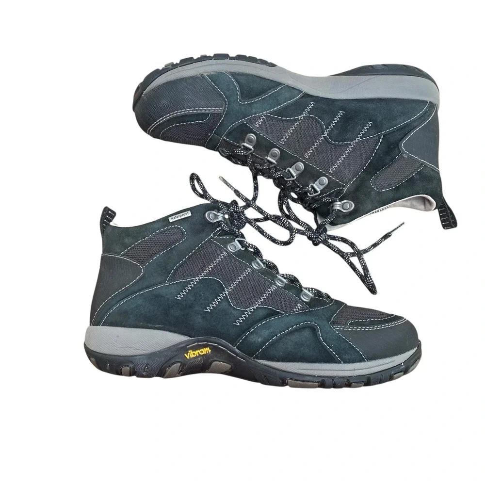 Dansko Paxton Black Suede Waterproof Boots‎ Women's EU 40 US 9.5-10